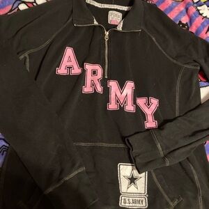 Vintage VS PINK army zip up